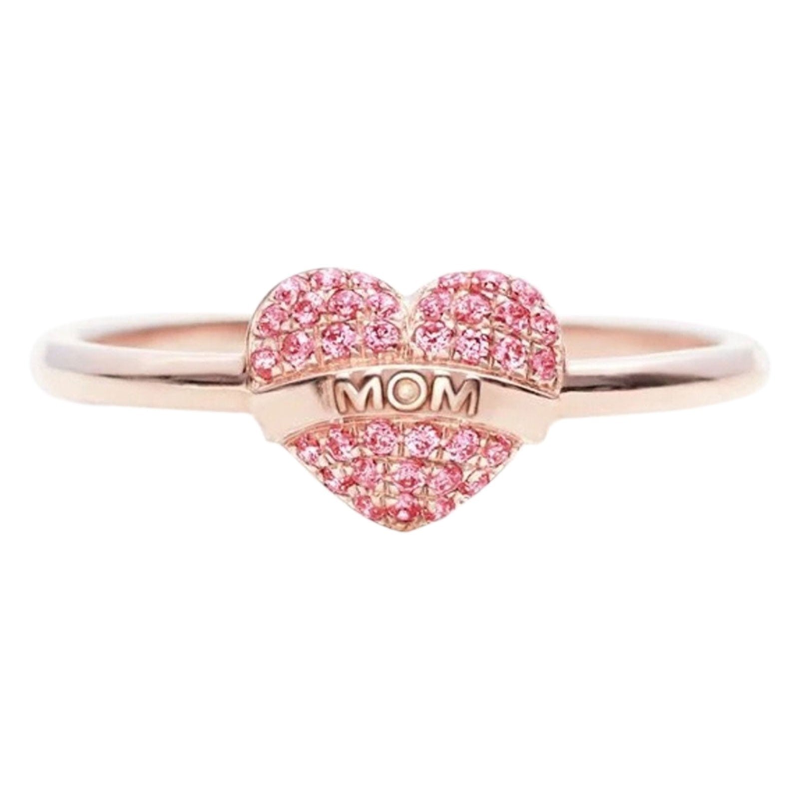 Anillos De Aleación De Corazón Para El Día De La Madre al por mayor